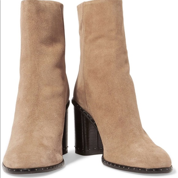 rag & bone Shoes - Rag & Bone Blyth Camel Suede booties